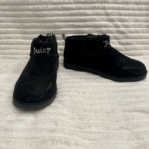 Juicy Couture Women's Kerri Cold Weather Ankle Boots Size 7 Black